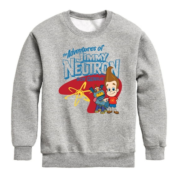 Jimmy Neutron - Adventures of Jimmy Neutron - Toddler And Youth Crewneck Fleece Sweatshirt