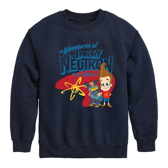 Jimmy Neutron - Adventures of Jimmy Neutron - Toddler And Youth Crewneck Fleece Sweatshirt