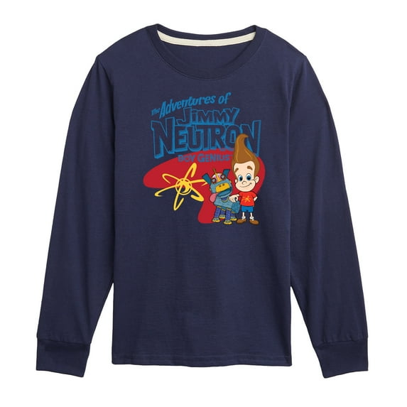 Jimmy Neutron - Adventures of Jimmy Neutron - Toddler And Youth Long Sleeve Graphic T-Shirt