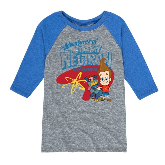 Jimmy Neutron - Adventures of Jimmy Neutron - Toddler And Youth Raglan Graphic T-Shirt