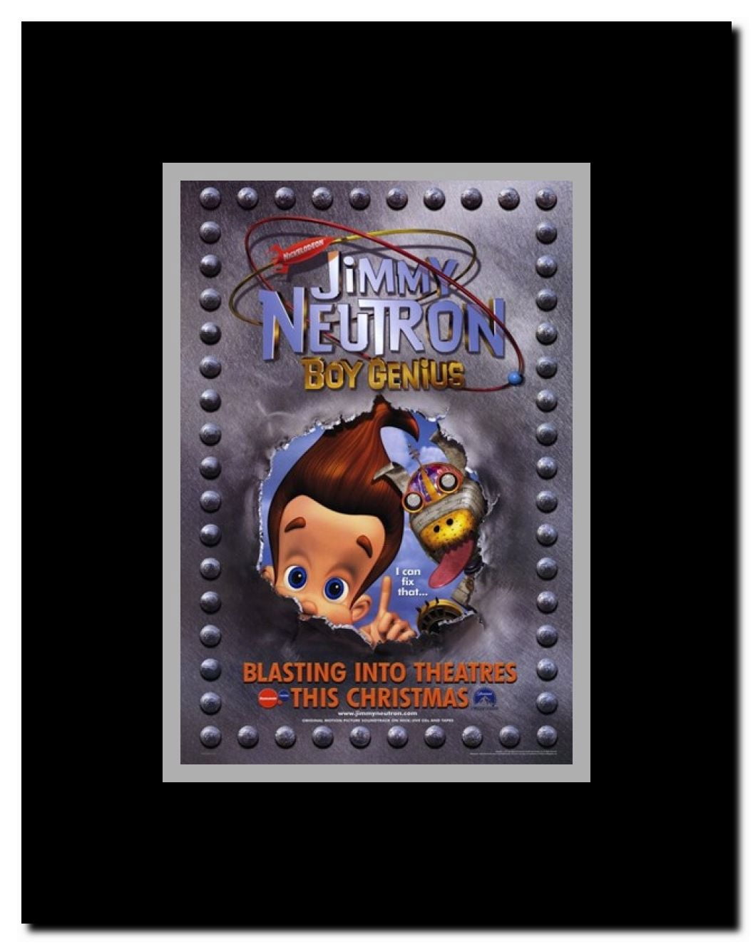 Jimmy Neutron: Boy Genius Framed Movie Poster