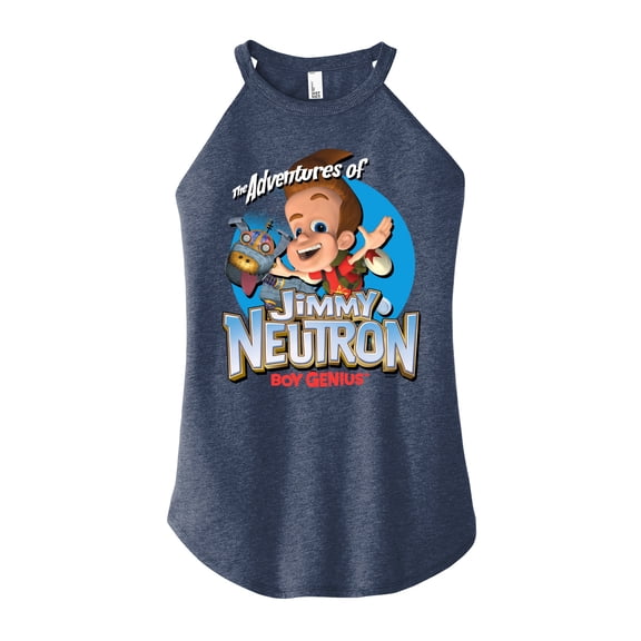 Jimmy Neutron - Boy Genius - Juniors High Neck Tank Top