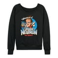 thumbnail image 1 of Jimmy Neutron -  Boy Genius - Ladies French Terry Long Sleeve Shirt, 1 of 5