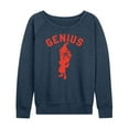 thumbnail image 1 of Jimmy Neutron -  Boy Genius - Ladies French Terry Long Sleeve Shirt, 1 of 5