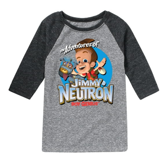 Jimmy Neutron - Boy Genius - Toddler And Youth Raglan Graphic T-Shirt