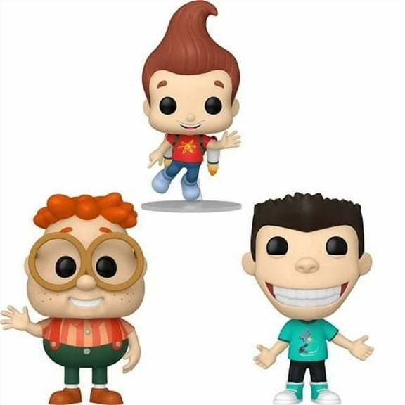 Jimmy Neutron Funko Pop! 3-Pack Jimmy, Carl Wheezer & Sheen | Nickelodeon Bundle