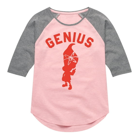 Jimmy Neutron - Genius - Girls Shirt Toddler And Youth Girls Raglan Graphic T-Shirt