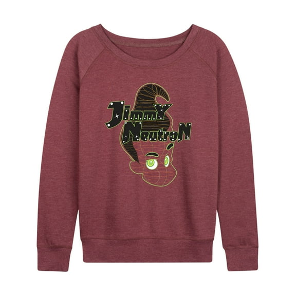 Jimmy Neutron - Gotta Blast - Ladies French Terry Long Sleeve Shirt