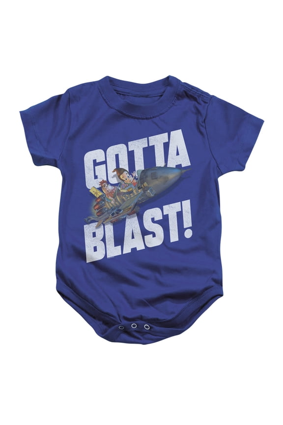 Jimmy Neutron Gotta Blast Unisex Infant Snap Suit for Baby (24 Months) Royal Blue