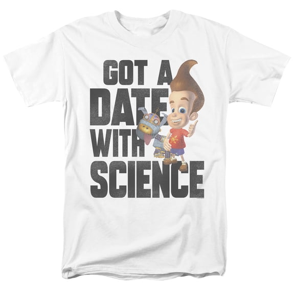 Jimmy Neutron - Jimmy Neutron Science - Adult Unisex T-Shirt - White