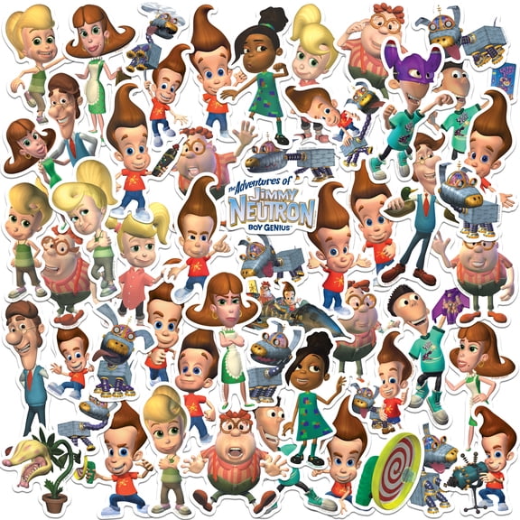 Jimmy Neutron Variety 50Ct Sticker Pack