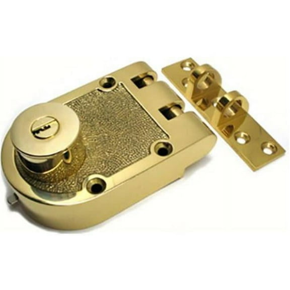 Jimmy Proof Double Deadbolt, Bronze Lacquered