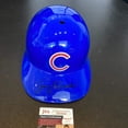 thumbnail image 1 of Jimmy Qualls Signed Full Size Chicago Cubs Baseball Helmet 1969 Cubs JSA COA, 1 of 5