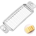 thumbnail image 1 of CNDRLEF 304 Stainless Steel Cheese & Butter Slicer, 18-Wire Cutter for Block Cheese/Butter Stick, 1/4-Inch Slices, Dishwasher Safe, 1 of 6