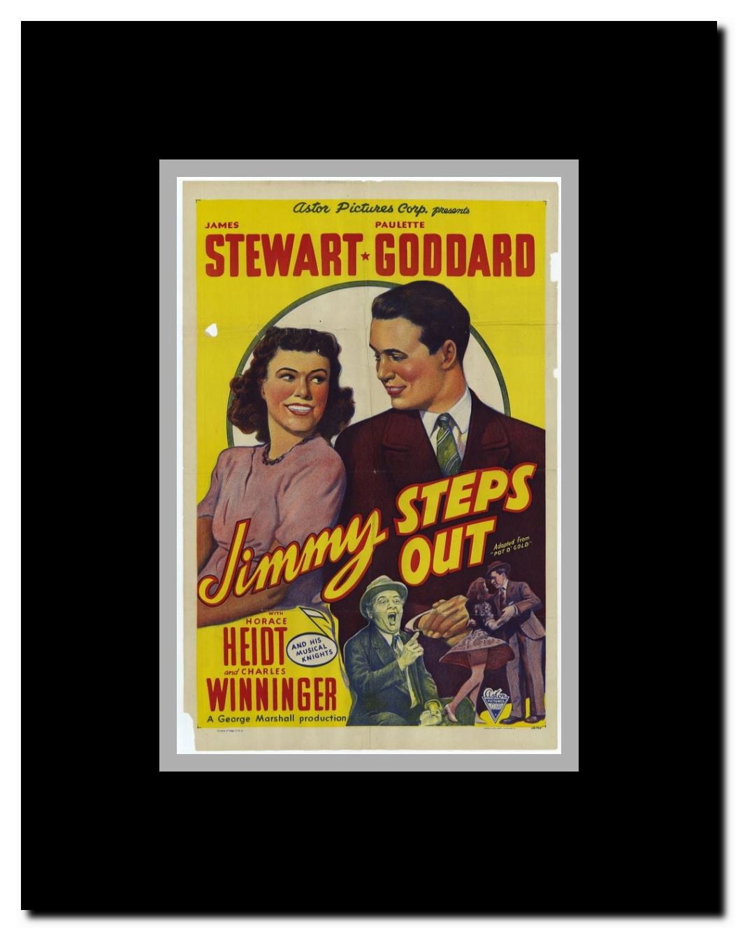 Jimmy Steps Out Framed Movie Poster