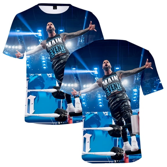 Jimmy Uso T-Shirt 3D Print Merch Women/Men Unisex Summer Casual Short Sleeve Tshirt Fashion Streetwear