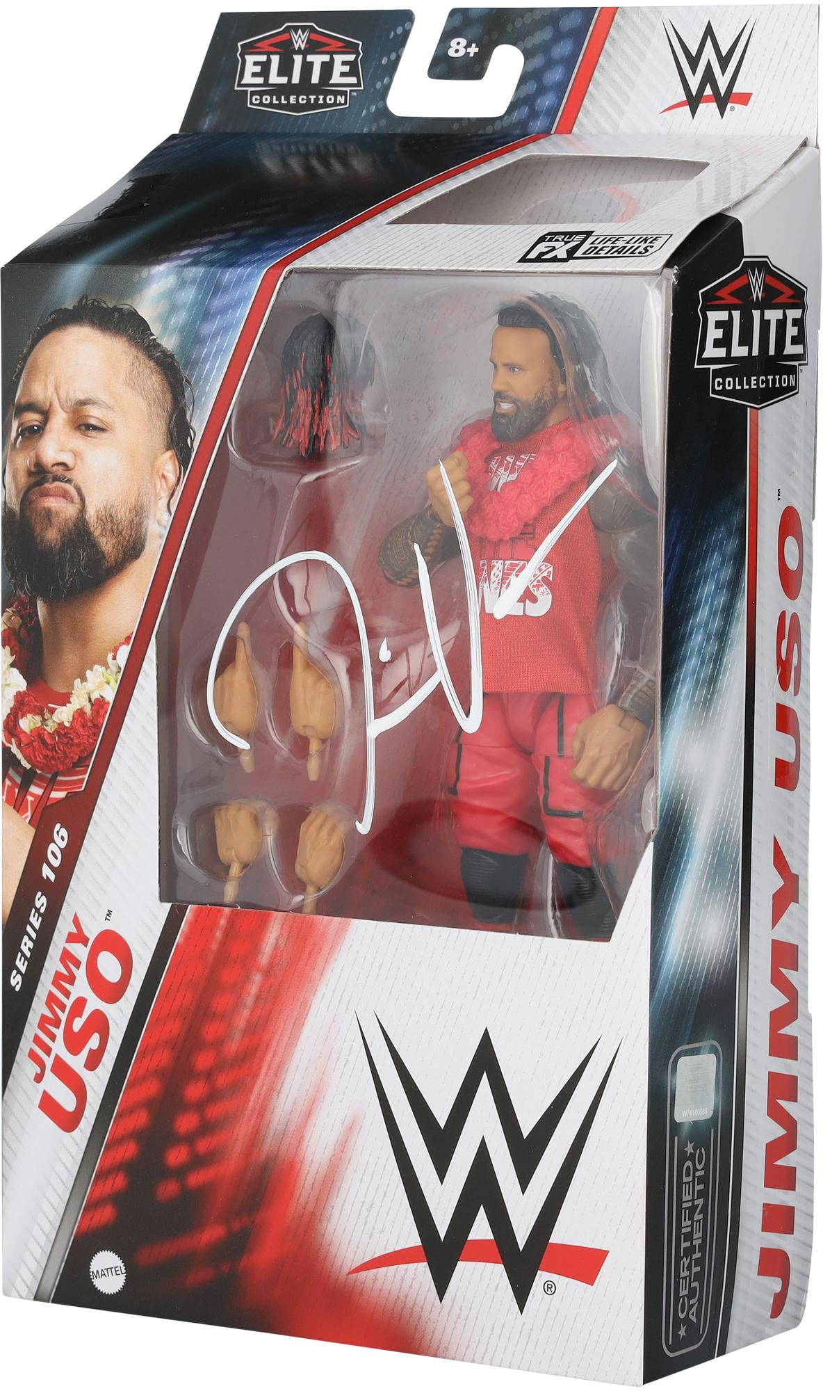 Jimmy Uso WWE Autographed Mattel Elite Collection Series 106 Action Figure - Fanatics Authentic Certified