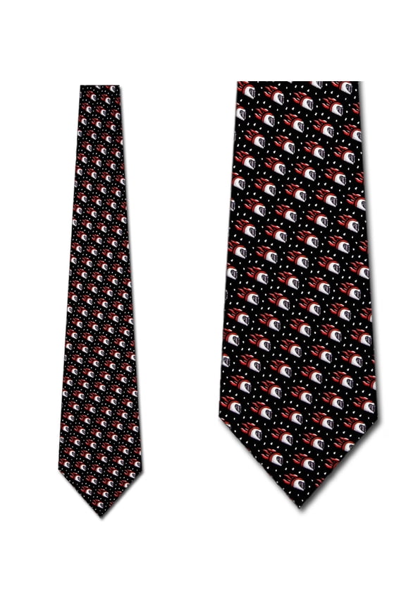 Jimmy V Foundation-Super Mario (Black) Necktie Mens Tie