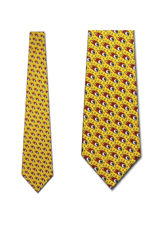 Jimmy V Foundation-Super Mario (Yellow) Necktie Mens Tie