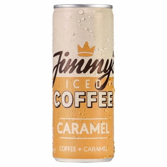 Jimmy's Iced Coffee Caramel 250ml, British Import (Pack of 6)