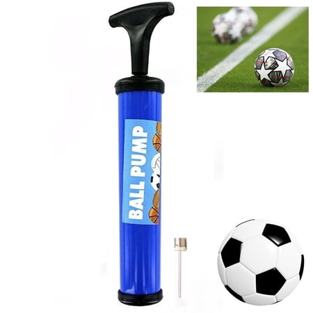 Jimmy's Sports New Hand Air Pump with Needle Ball Party Balloon Soccer Basketball Inflator Save