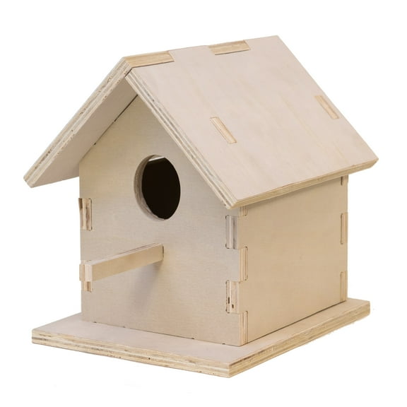 Jimmy's Workshop I Make You Build Bird House DIY, Plywood, Brown