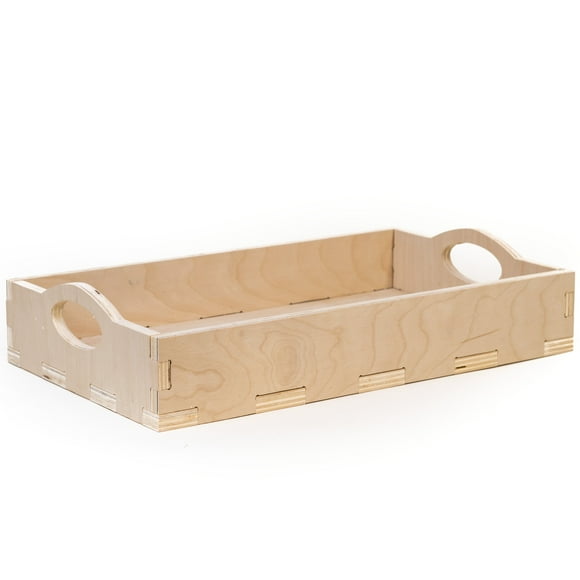 Jimmy's Workshop I Make You Build Serving Tray DIY, 18-inch, Children's Craft, Brown