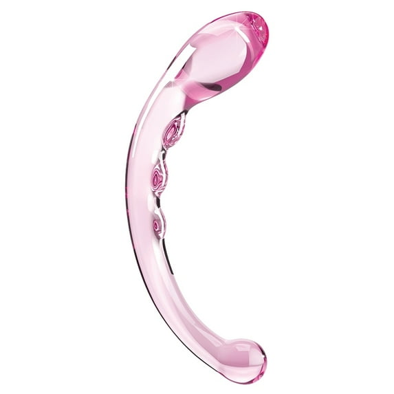 JimmyJane Dillenia Elara 8" Glass G-Spot Dildo, Pink