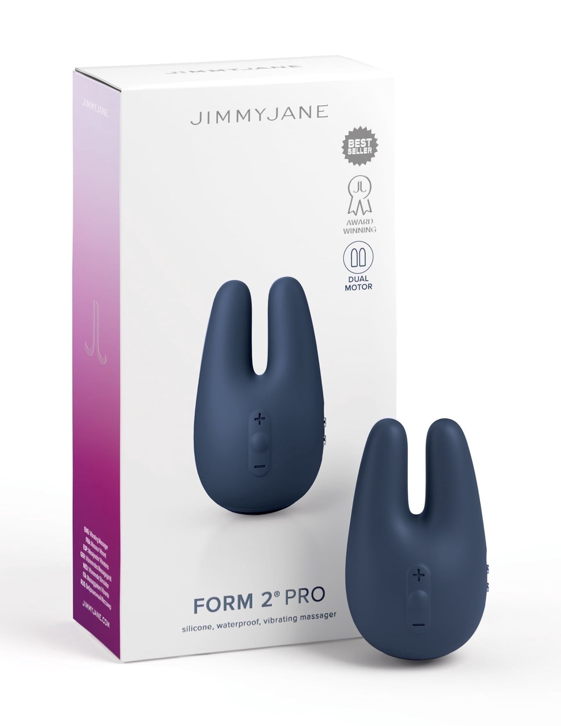 JimmyJane Form 2 Pro Rechargeable Clitoral Stimulator - Slate