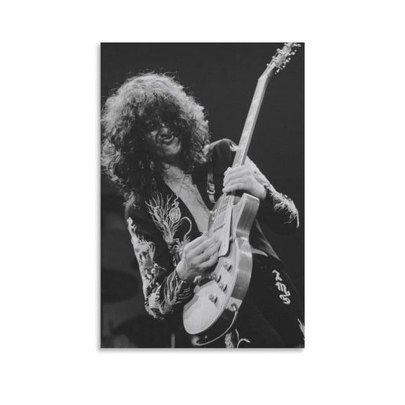 Jimmys Page Canvas Poster Home Decor Poster Wall Art Hanging Picture Print Bedroom Decorative Painting Posters Room Aesthetic 24x36inch(60x90cm)