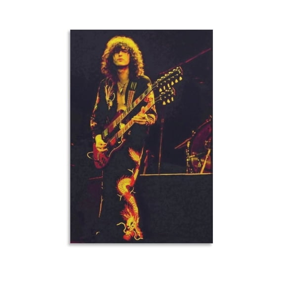 Jimmys Page Poster Print Gifts Canvas Painting Poster Wall Art Decorative Picture Prints Modern Decor 20x30inch(50x75cm)