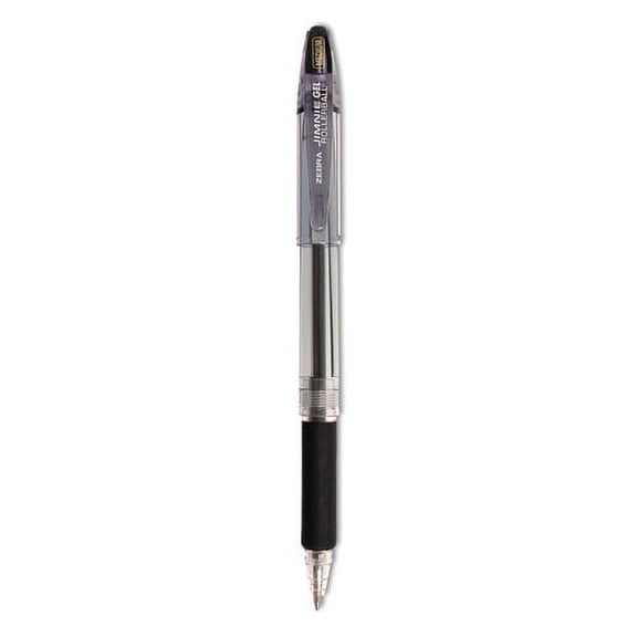 Jimnie Gel Pen Value Pack, Stick, Medium 0.7 Mm, Black Ink, Smoke Barrel, 24/box | Bundle of 2 Boxes