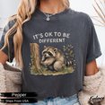 thumbnail image 1 of Jimothy It's Ok to Be Different Viral Raccoon Shirt, Viral Seattle Raccoon Tee, Funny Short Spine Wildlife T-Shirt, 1 of 5