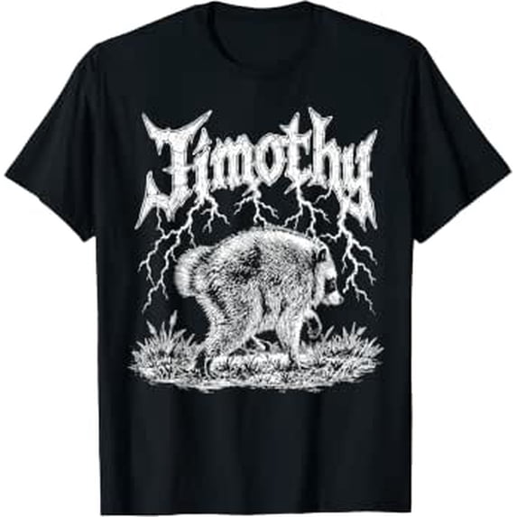 Jimothy (Metal) Cute Viral Racoon T-Shirt - Walmart.com