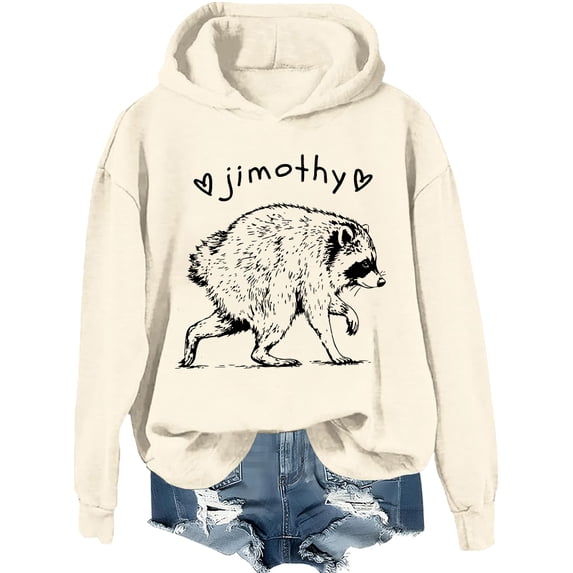 Jimothy Raccoon Hoodie Animal Lover Shirt For Women Men Feral Sweatshirt