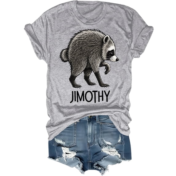 Jimothy Raccoon Shirt Animal Lover Shirts For Women Men Feral Raccoon Tshirt