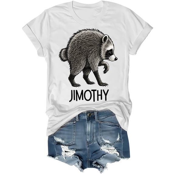 Jimothy Raccoon Shirt Animal Lover Shirts For Women Men Feral Raccoon Tshirt