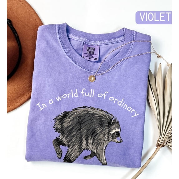 Jimothy Raccoon Shirt, Be a Jimothy Comfort Tee, Kindness Matters Tee, Inspirational T-Shirt, Mental Health Awareness Shirt Multicolor