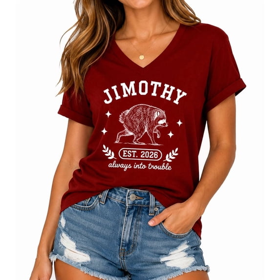 Jimothy Raccoon Shirt, Trash Panda Viral Jimothy T Shirts For Women Men
