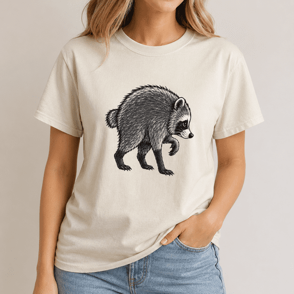 Jimothy Raccoon T-Shirt, Seattle Short Spine Raccoon Graphic Tee, Funny Trash Panda Animal Lover Shirt