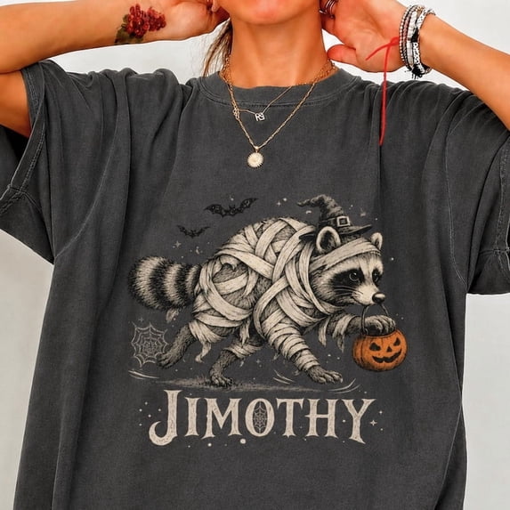 Jimothy Raccoon Viral Shirt, Halloween Seattle Raccoon Shirt, Funny Animal Meme Tee, Retro Animal Lover Tee SHIRTKING