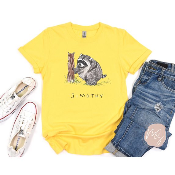 Jimothy Raccoon Viral Shirt, Short King Jimothy Tee. Cute Trash Panda Shirt, Famous Seattle Raccoon Shirt, Cute Baby Raccoon