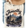 thumbnail image 1 of Jimothy Shirt, Team Jimothy Tee, Raccoon T-Shirt, Cute Animal Tee, Nature Lover Gift, Retro Mountain Shirt, Wildlife Tee, 1 of 4