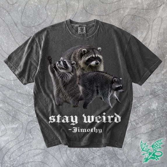 Jimothy The Racoon Graphic Tshirt, Funny Seattle Washington, Local Cryptid 90S Graphic Shirt Gift, Stay Tee