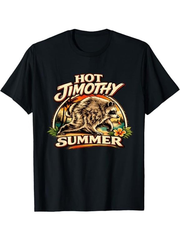 Jimothy Viral Raccoon Meme Vintage Funny Hot Jimothy Summer T-Shirt