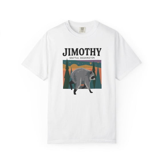 Jimothy the Raccoon Meme Tee | Seattle Washington T-Shirt | Woodland Graphic