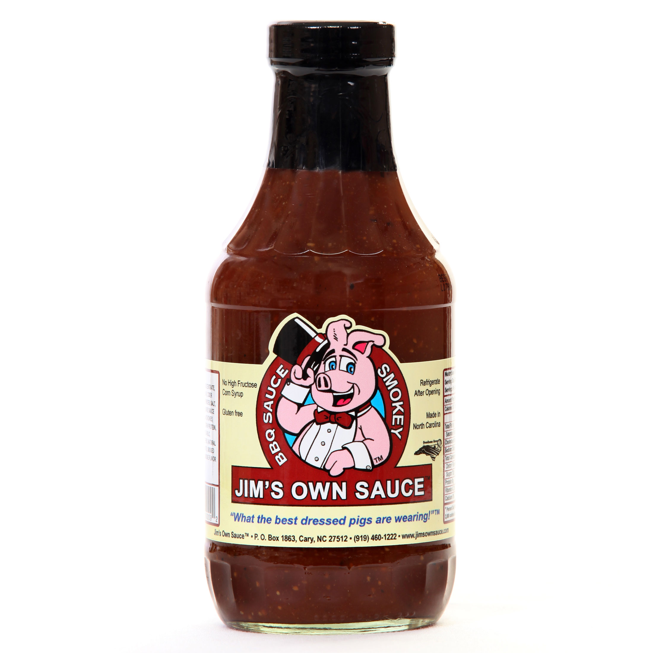 Jims Own Homestyle Smokey BBQ Sauce NO High Fructose Corn Syrup Gluten