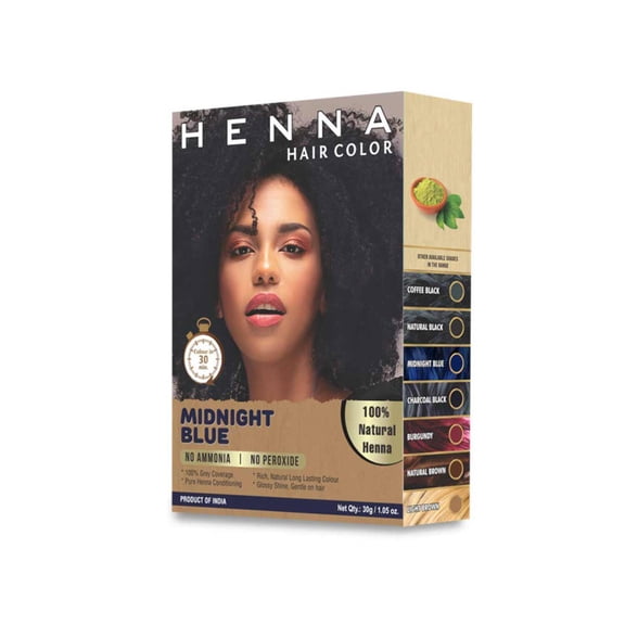 Jimy - Henna Hair Colour Kit (MIDNIGHT BLUE)