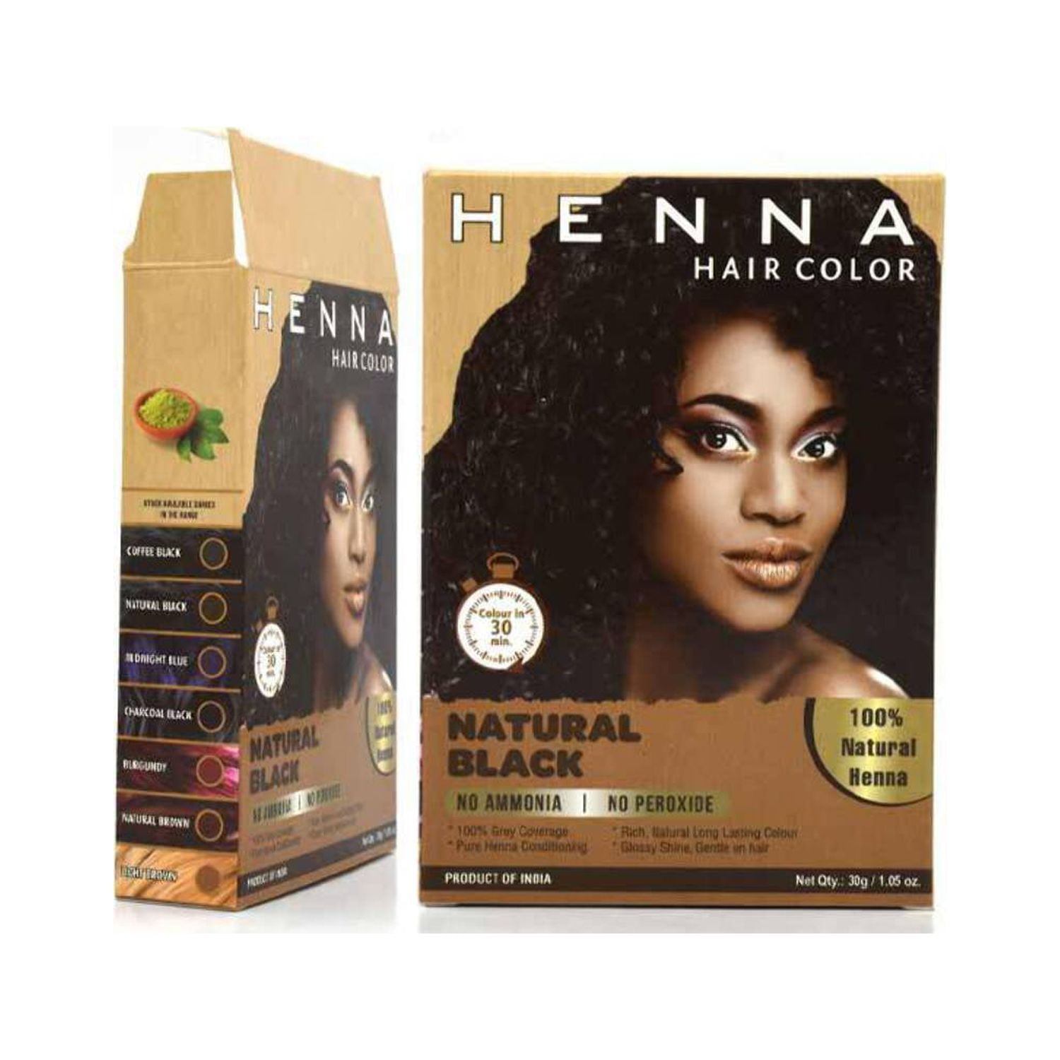 Natural Black Henna Hair Dye | Henna Color Lab®