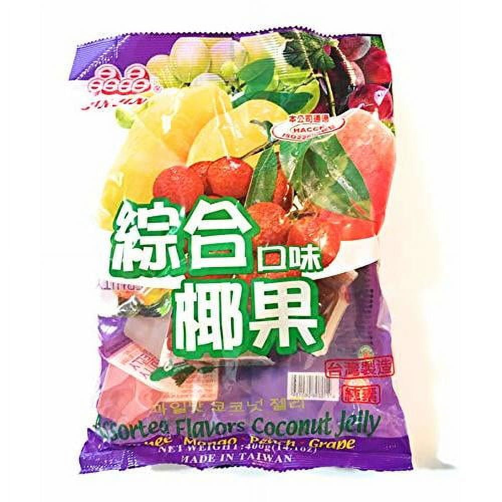 Jin Jin Assorted Flavors Coconut Jelly 14.1 Oz(2 Pack)